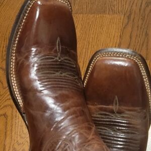 Rod Patrick Brown Goat Leather Western Boots Size 12B